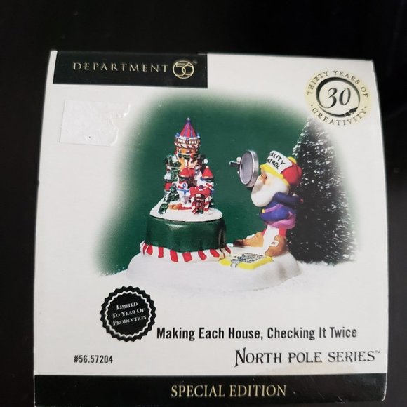Dept 56 Making Each House, Checking It Twice - Picture 6 of 8
